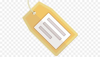 yellow label rectangle