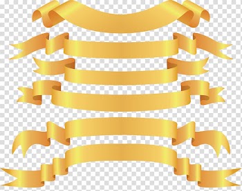 Yellow label , Ribbon Scroll , police tape transparent background PNG clipart