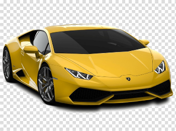 Yellow Lamborghini Transparent Images