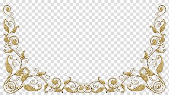 Yellow leaves border art, Wedding invitation Greeting & Note Cards Frames, BORDAS transparent background PNG clipart