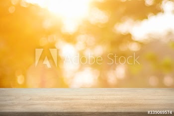 Yellow leaves product background