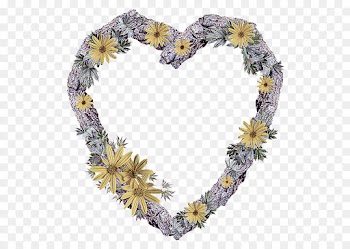 yellow lei heart leaf fashion accessory