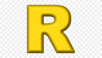 Yellow Letter A - Yellow Alphabet Letters R
