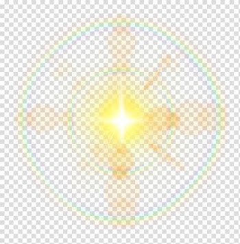 Yellow light artwork, Light Halo Aperture, Cool the aperture transparent background PNG clipart