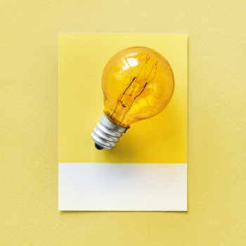 Yellow Light Bulb Photo