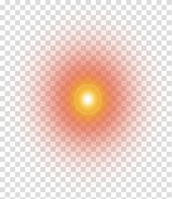Yellow light illustration, Light Circle Close-up , Sun glare transparent background PNG clipart