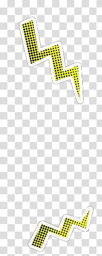 Yellow lighting stickers transparent background PNG clipart