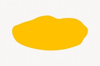 Yellow organic shape clipart vector | Free Vector - rawpixel