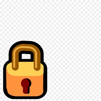 Yellow Padlock Product design Clip art - gartoon ribbon 