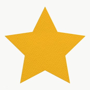 Yellow paper star shaped sticker design element | Free  transparent png - 2347231