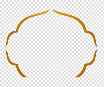 Yellow Pattern, Thailand Line,Border Curve transparent background PNG clipart