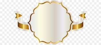 Yellow Pattern - Vector ribbon 