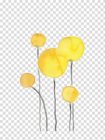 Yellow petaled flower, Watercolor: Flowers Watercolor painting Drawing, Watercolor flowers transparent background PNG clipart