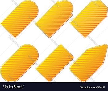  					Yellow price tags vector image														