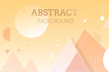 Yellow pyramids background | Free stock vector - 594474