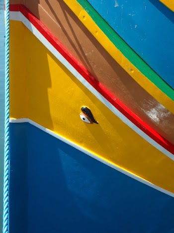 Yellow Red and Blue Surface