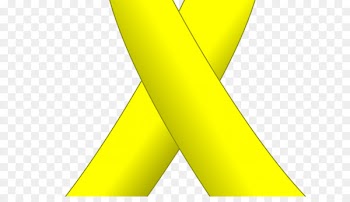 Yellow ribbon Awareness ribbon Clip art - mourning 