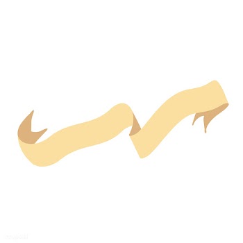 Yellow ribbon banner doodle style vector | Free stock vector - 519710