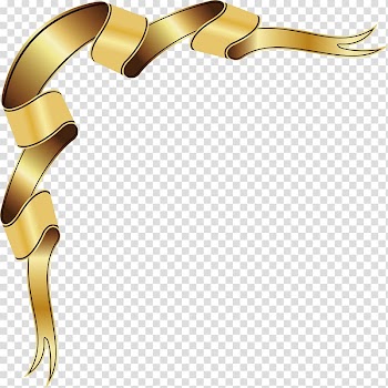 Yellow ribbon border, Label Ribbon , label,Colored ribbon transparent background PNG clipart