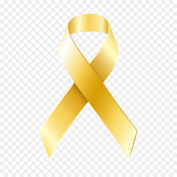 Yellow Ribbon Font - cancer 
