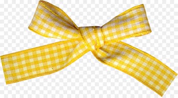 Yellow ribbon Gift - Floating yellow ribbon bow 