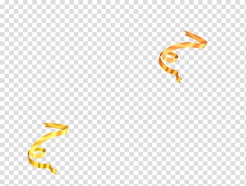 Yellow Ribbon Gold, Ribbon transparent background PNG clipart
