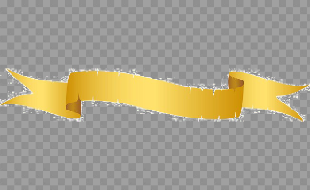 Yellow Ribbon PNG High-Quality Image