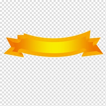 Yellow ribbon, Yellow Ribbon transparent background PNG clipart