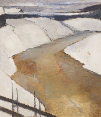 Yellow river, 1920, Alvar Cawén | Free Photo - rawpixel