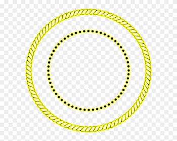 Yellow Rope Border Clip Art - Icon