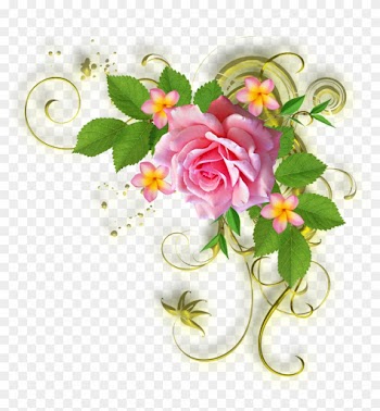 Цветочные Уголки - Yellow Rose Birthday Card