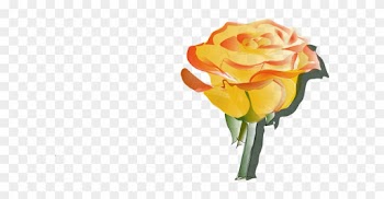 Yellow Rose Border Clipart - Yellow Rose Tattoo Designs