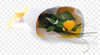 Yellow Rose Bouquet - Single Yellow Rose Bouquet