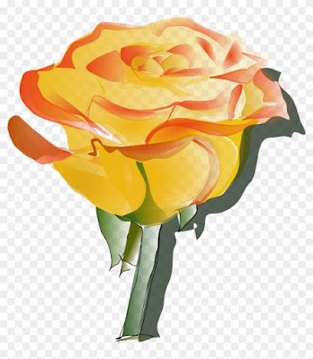 Yellow Rose Clipart Transparent - Yellow Rose Tattoo Designs
