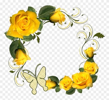 Yellow Roses Frames - Yellow Rose Transparent Background
