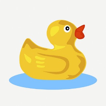 Yellow rubber duck clipart, collage | Free PSD - rawpixel