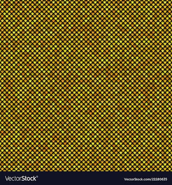 Yellow seamless pentagram star pattern background vector image