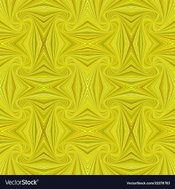 Yellow seamless psychedelic abstract spiral vector image