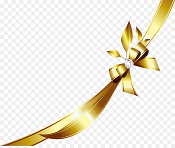 Yellow Shoelace knot Ribbon Diamond - Diamonds sparkle yellow bow 