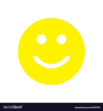 yellow smile solid icon