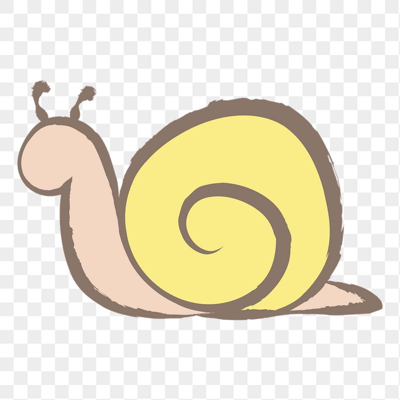 Yellow snail png sticker, pastel | Free PNG Illustration - rawpixel