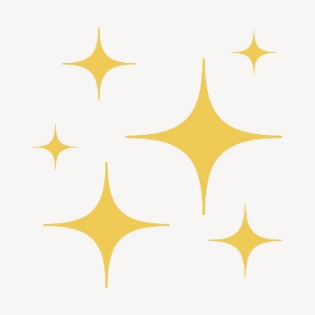 Yellow sparkle clipart, cute effect | Free Vector - rawpixel