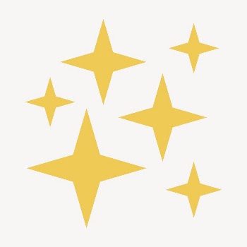 Yellow sparkle clipart, cute effect | Free Vector - rawpixel