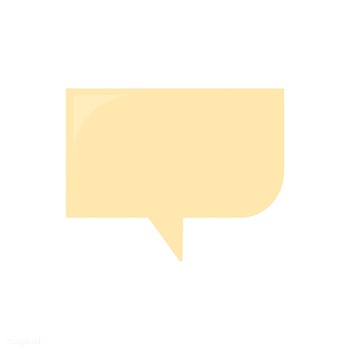 Yellow speech bubble graphic illustration | Free stock vector - 429367