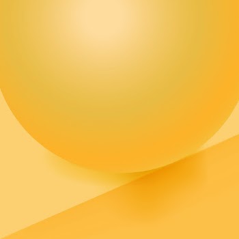 Yellow sphere background, 3D geometric | Free PSD - rawpixel