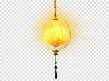 Yellow Sphere, Flower bulb transparent background PNG clipart
