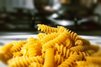 Yellow Spiral Pasta