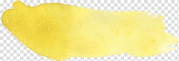 Yellow splat illustration, Watercolor painting Paintbrush Ink brush, paint transparent background PNG clipart