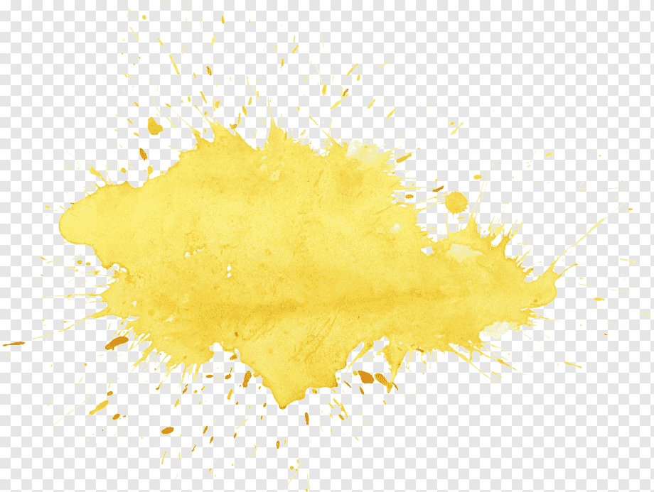 yellow splatter illustration, Yellow Watercolor painting, watercolor painting, texture, computer Wallpaper, color png