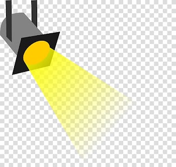 Yellow spot light illustration, Spotlight Left transparent background PNG clipart